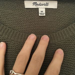 Madewell Olive Green Sweater